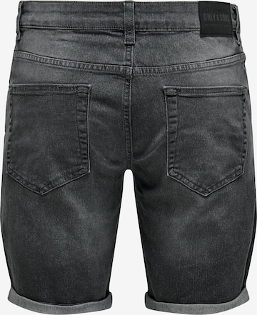 Only & Sons Regular Shorts 'Ply' in Grau
