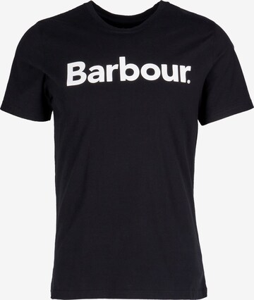 Barbour Tričko – černá: přední strana