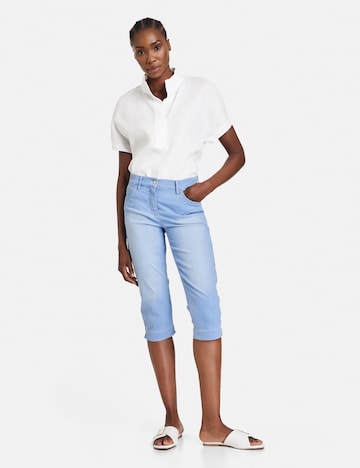 Coupe slim Jean 'Best4Me' GERRY WEBER en bleu