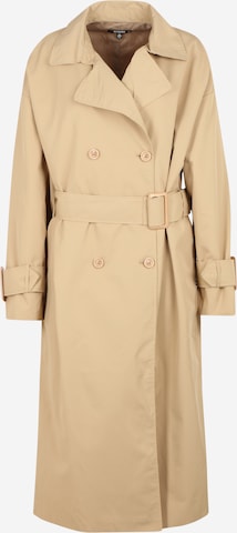 Cappotto di mezza stagione di Missguided Tall in beige: frontale