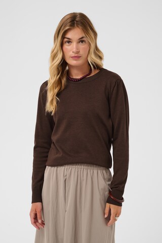 SAINT TROPEZ Sweater in Brown: front