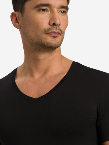 Hanro Undershirt 'Cotton Superior' in Black