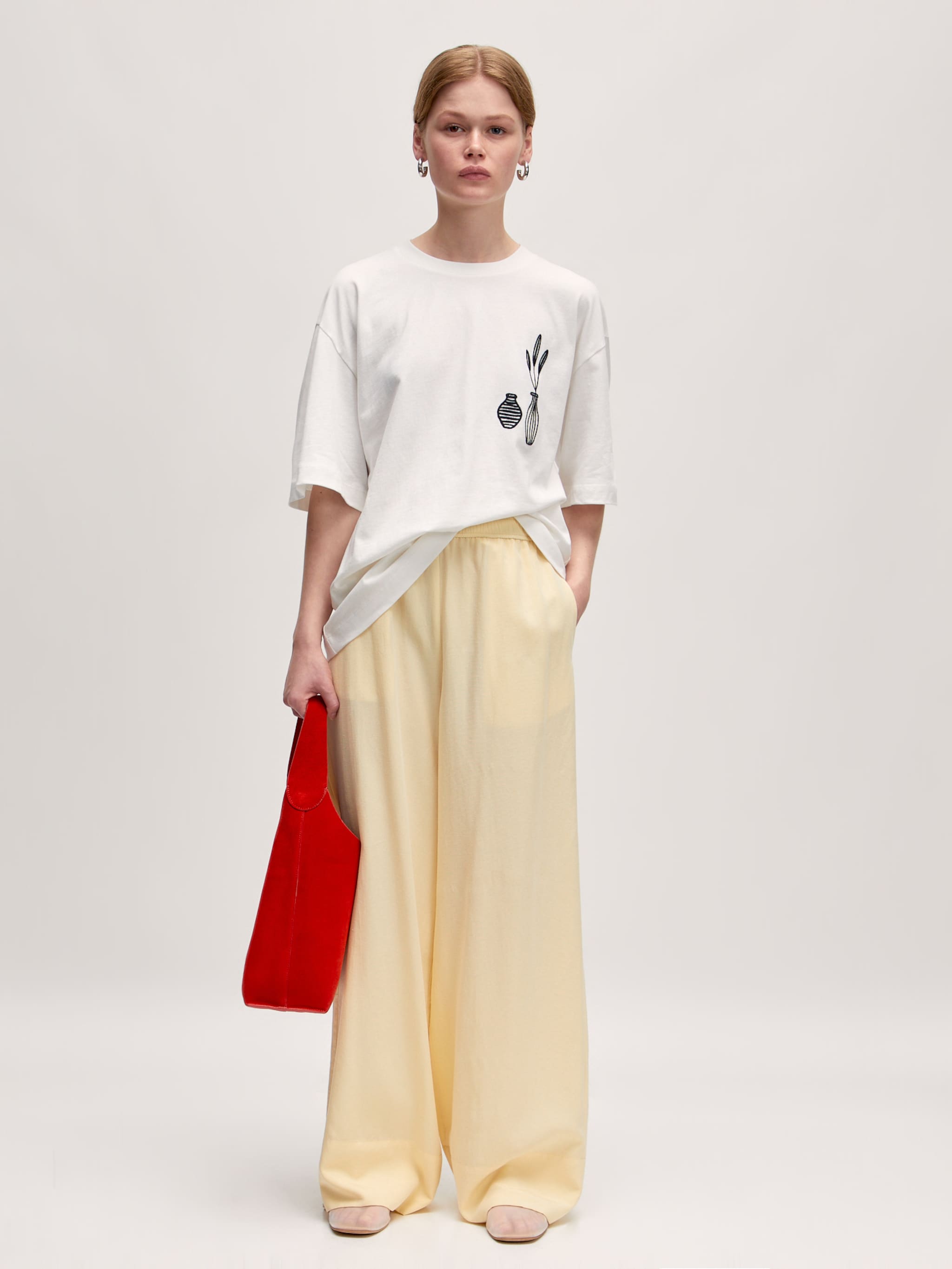 EDITED Produkte Shirt 'Yante' weiß