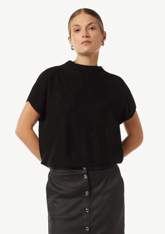 Pull-over COMMA en noir : devant