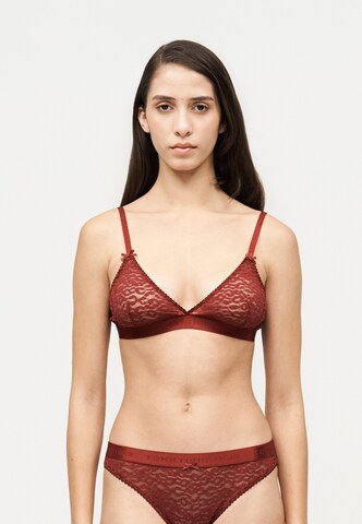 Tommy Hilfiger UnderwearTrokutasti Grudnjak - crvena boja: prednji dio