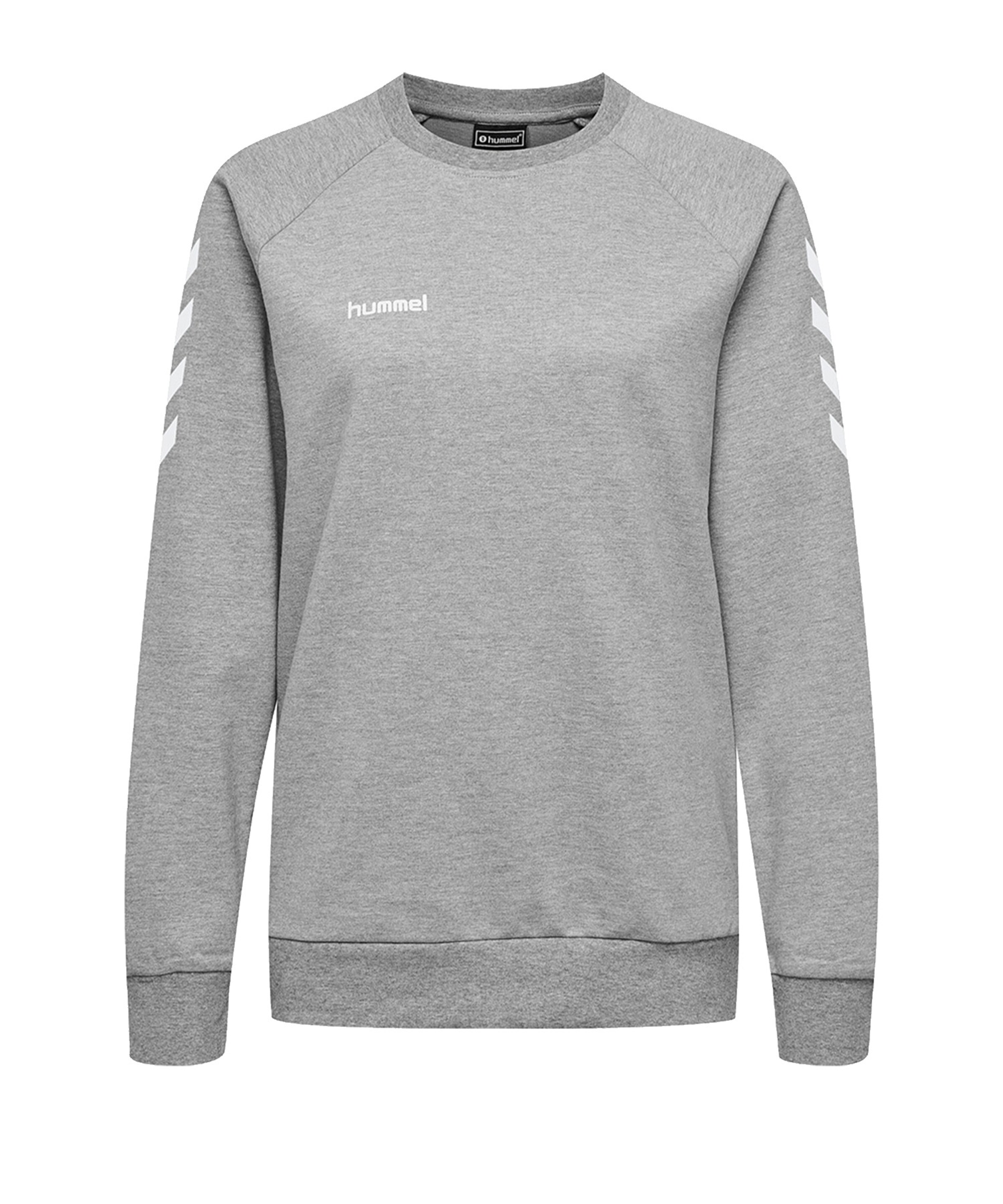 Hummel Sweatshirt in Grau: Vorderseite