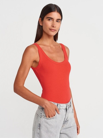 Dilvin Blouse 'Blusen' in Rood: voorkant