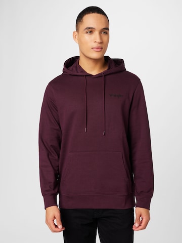WRANGLER Sweatshirt in Purple: front