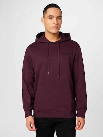 WRANGLER - Sweatshirt em roxo: frente