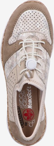 Rieker Sportieve veterschoen in Beige