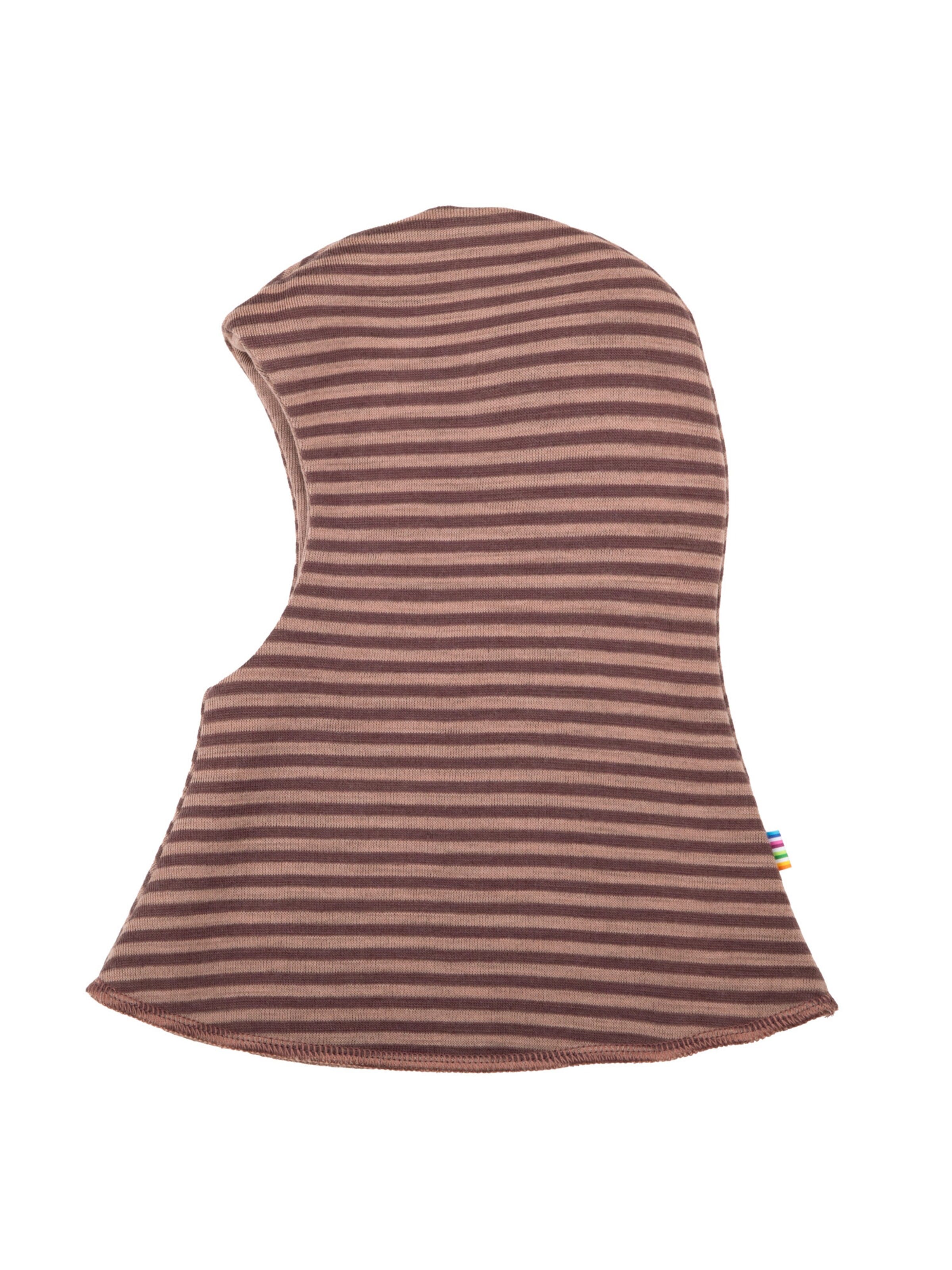 JOHA Beanie 'Schalmütze Merinowolle' in Red: front