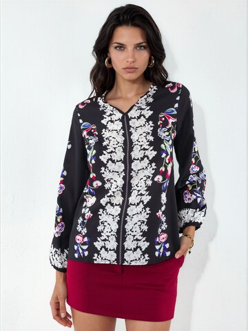 Camicia da donna di MSN Collection in nero: frontale