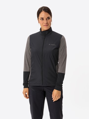 VAUDE Outdoorjacke 'Qimsa' in Schwarz: Vorderseite