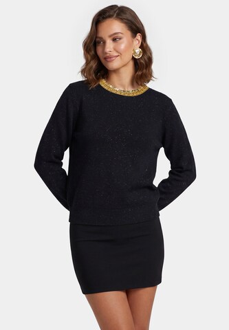 faina Sweater in Black: front
