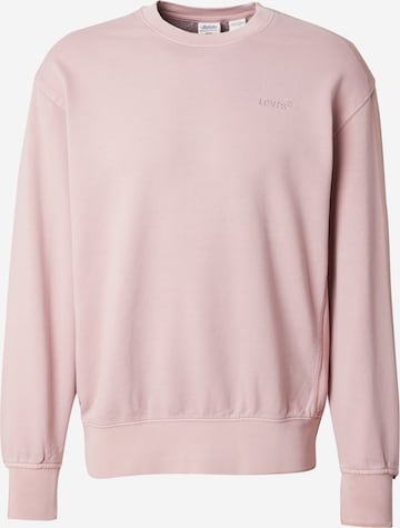 LEVI'S ® Свитшот 'AUTHENTIC' в Ярко-розовый: спереди