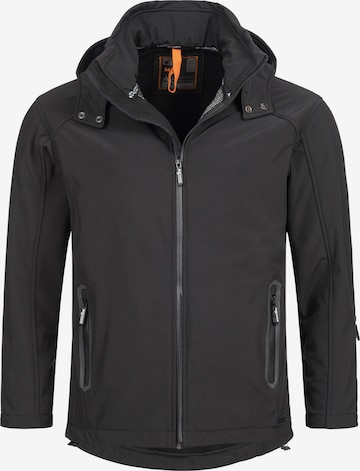 Alessandro Salvarini Weatherproof jacket in Black: front