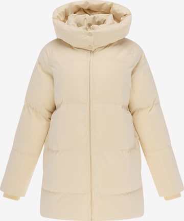 Usha - Casaco de inverno em bege: frente