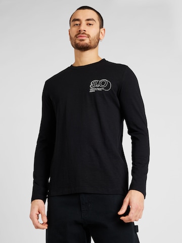 s.Oliver Shirt in Black: front