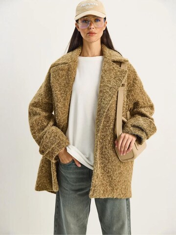 Bianco Lucci Mantel in Braun