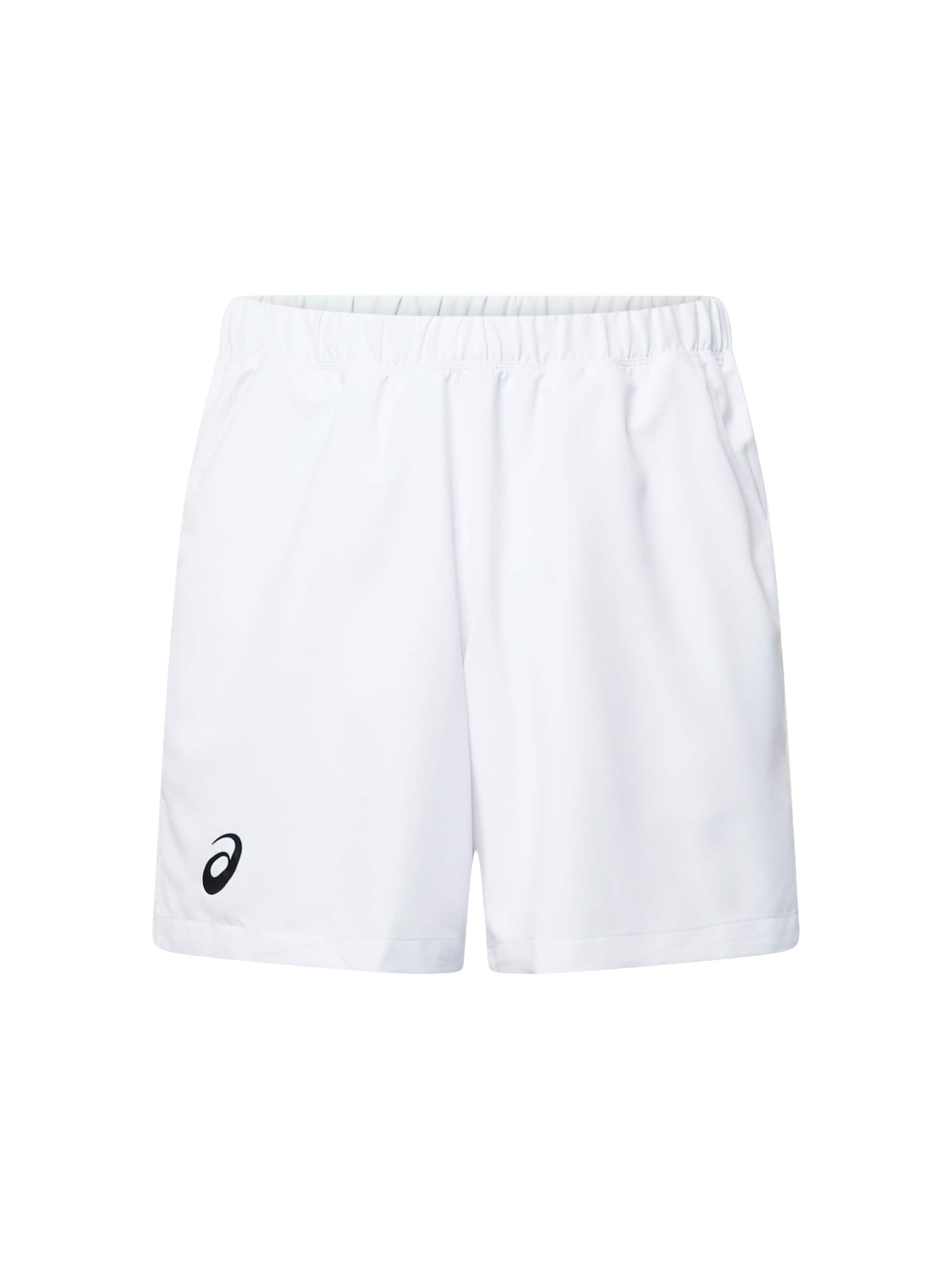 ASICS regular Παντελόνι φόρμας 'Court' σε λευκό: μπροστά