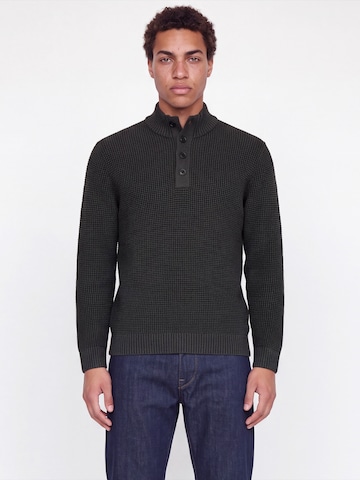 JACK & JONES Sweater 'JJELIAS' in Black: front