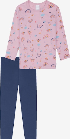 SCHIESSER Pajamas 'Nightwear' in Blue: front