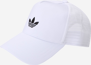 Cappello da baseball di ADIDAS ORIGINALS in bianco: frontale