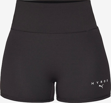 PUMA Skinny Urheiluhousut 'PUMA X HYROX SHAPELUXE 3' värissä musta: etupuoli