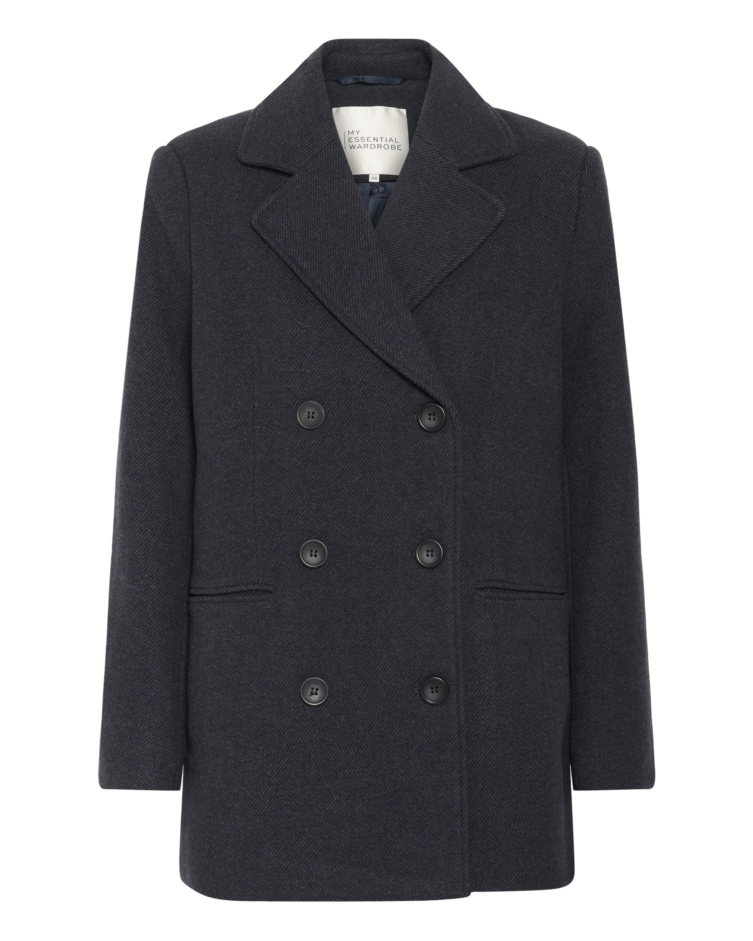 My Essential Wardrobe Overgangsfrakke 'FrannieMW' i blå: forside