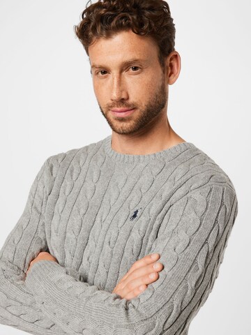Polo Ralph Lauren Regular fit Пуловер 'Driver' в сиво