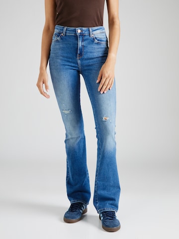 ONLY Flared Jeans in Blauw: voorkant