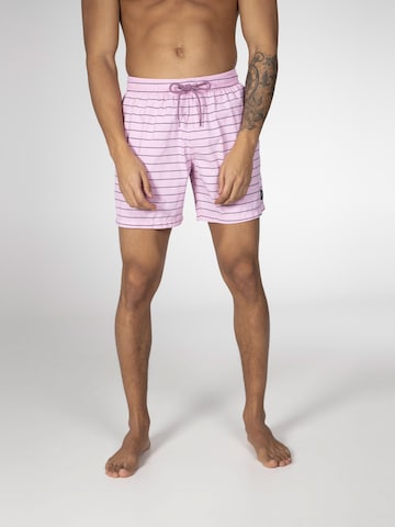 PROTEST Board Shorts 'SHARIF' in Pink
