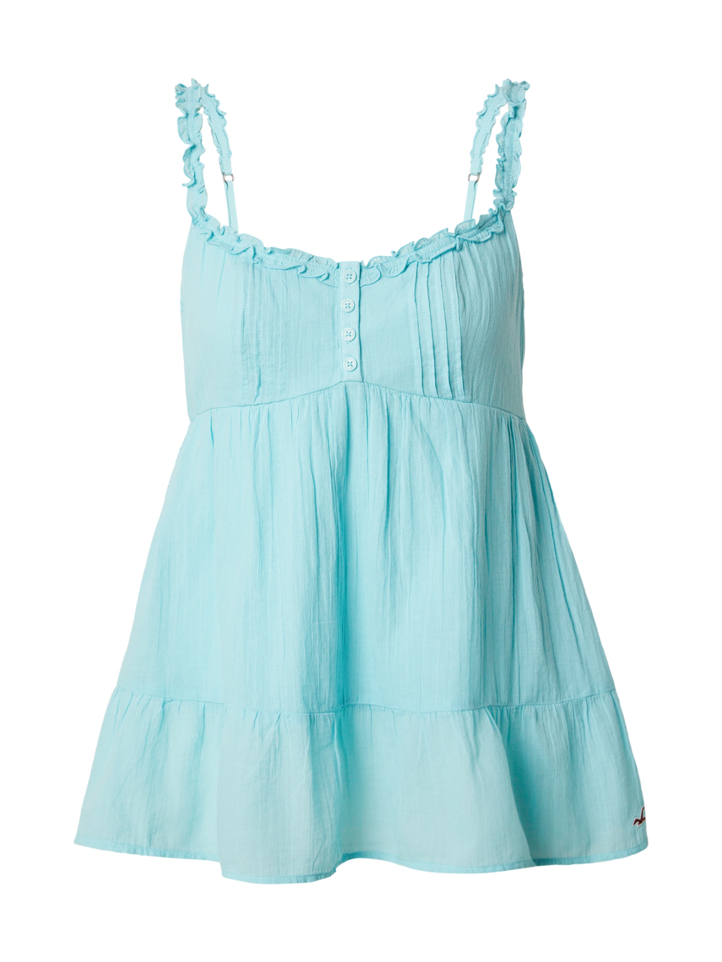 HOLLISTER Top w kolorze niebieski: przód