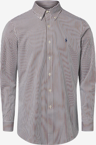Polo Ralph Lauren Business Shirt in Brown: front