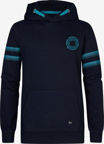 Petrol Industries Sweatshirt 'Wavewander' in Blue: front