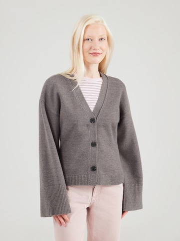 Noella Knit Cardigan 'Lenyx' in Grey: front