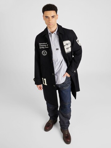 G-Star RAW Slim fit Koszula 'Bristum' w kolorze szary