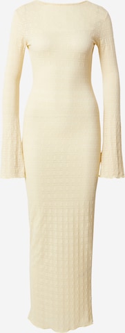 Nasty Gal Jurk in Beige: voorkant