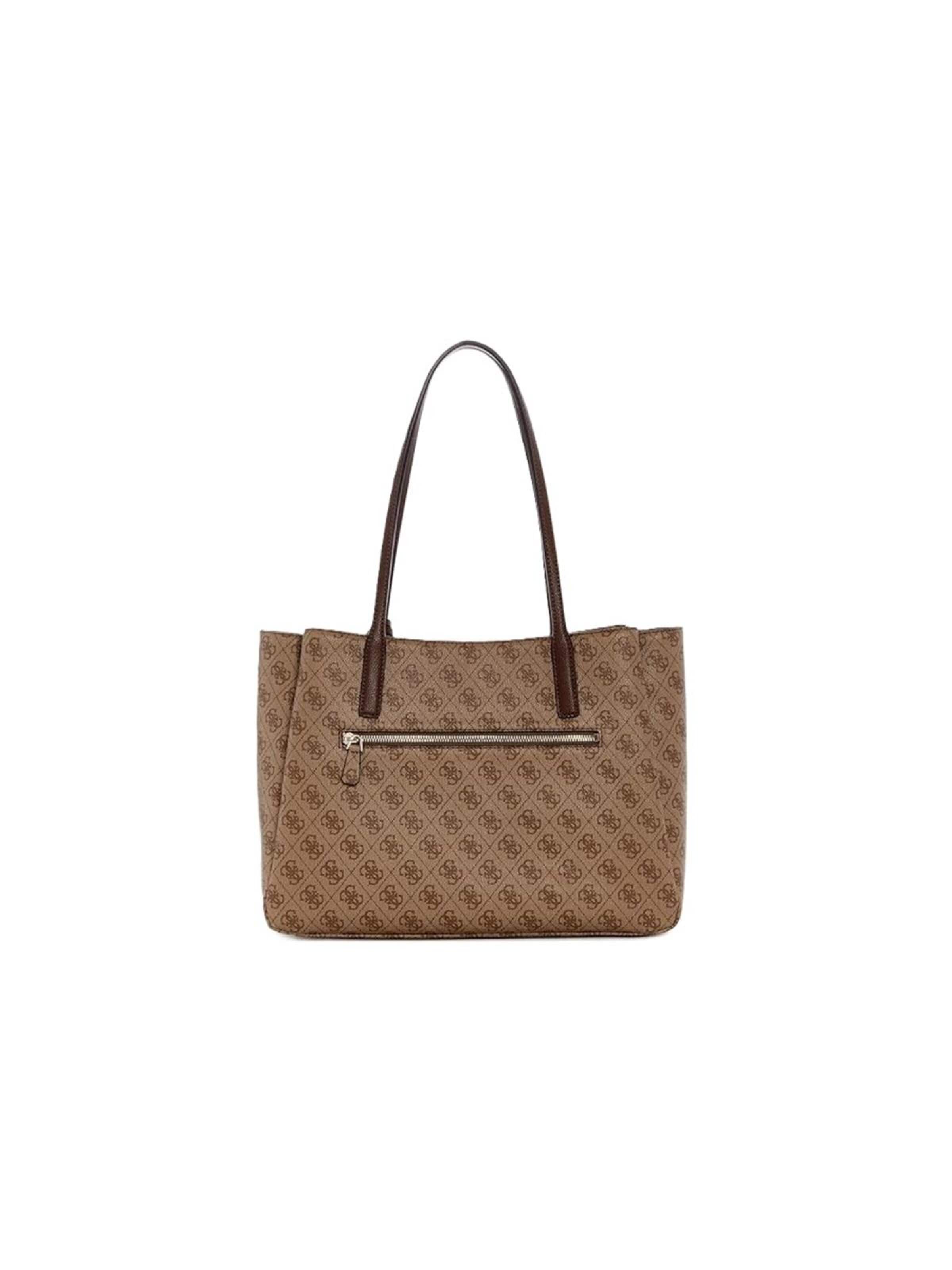 GUESS Schultertasche 'Noelle II' in Braun
