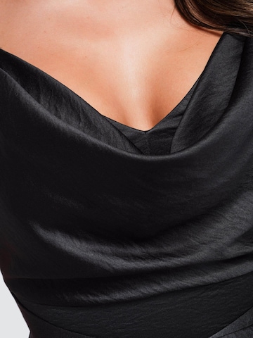 Ombre Abendkleid‌‌‌‌‌‌ in Schwarz
