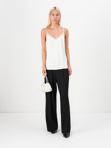 Wide Leg Pantalon à plis 'HERO' Calvin Klein en noir