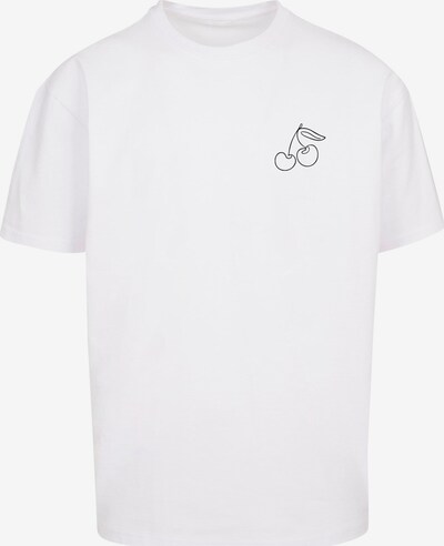 Merchcode T-Shirt 'Cherry' en noir / blanc, Vue avec produit