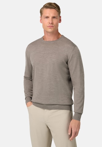 Pull-over Boggi Milano en gris : devant