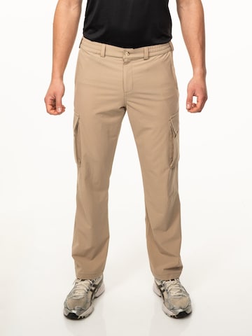 saved lab Regular Workout Pants 'SL-150 Cargo Ecru' in Beige