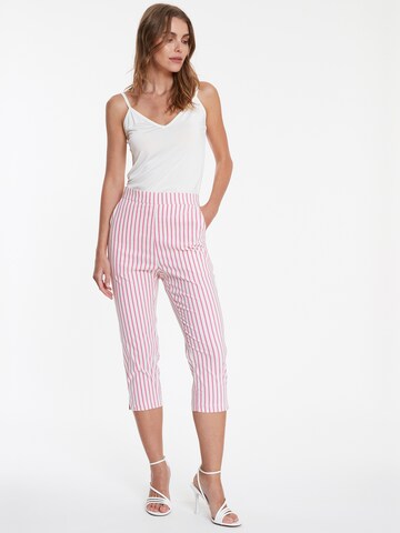 Ana Alcazar Regular Trousers 'Walosa' in Pink