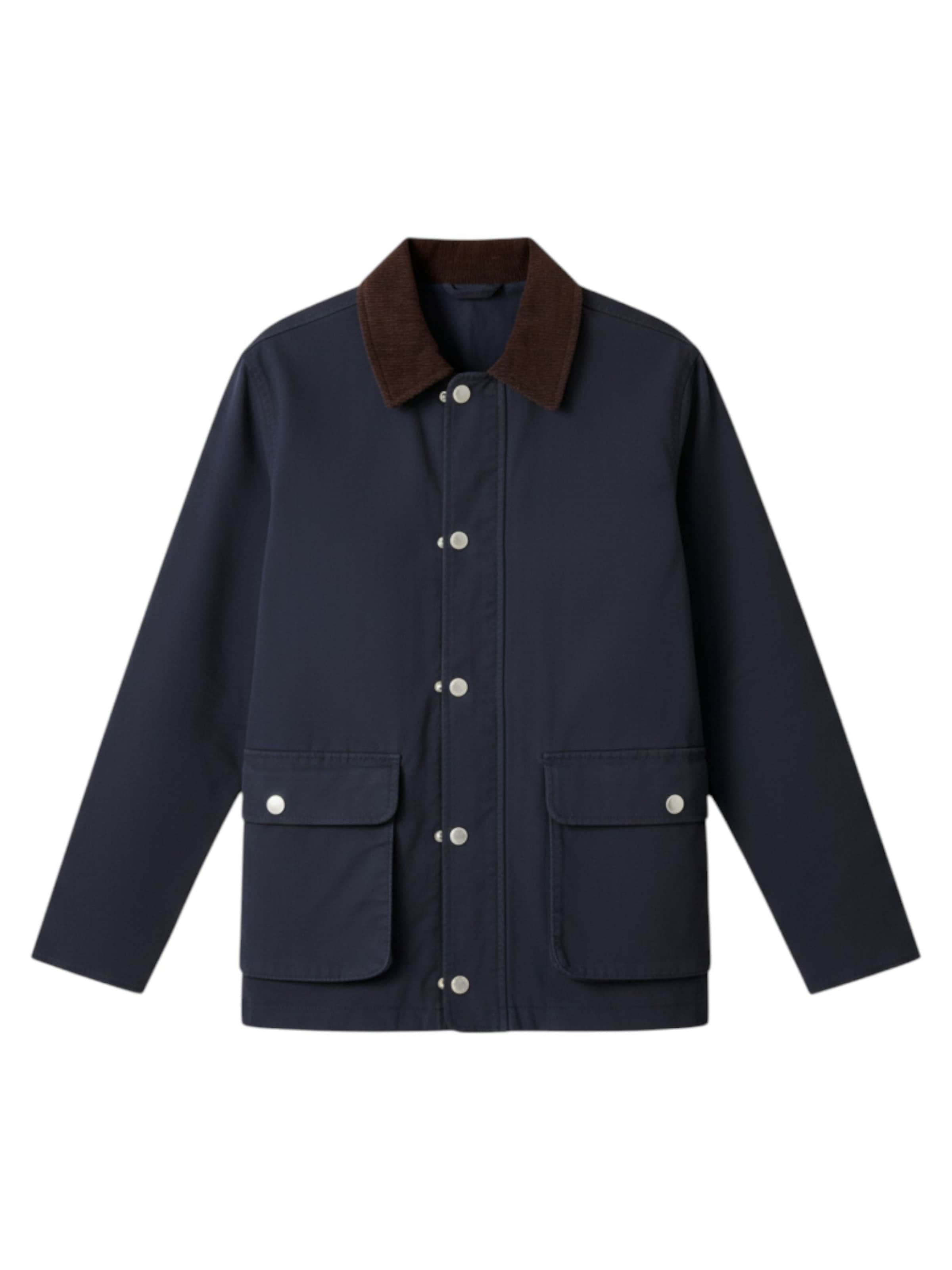 TEESHOPPEN Jacke in Blau: Vorderseite