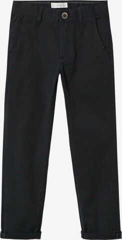 MANGO KIDS Regular Pants 'Piccolo' in Black: front
