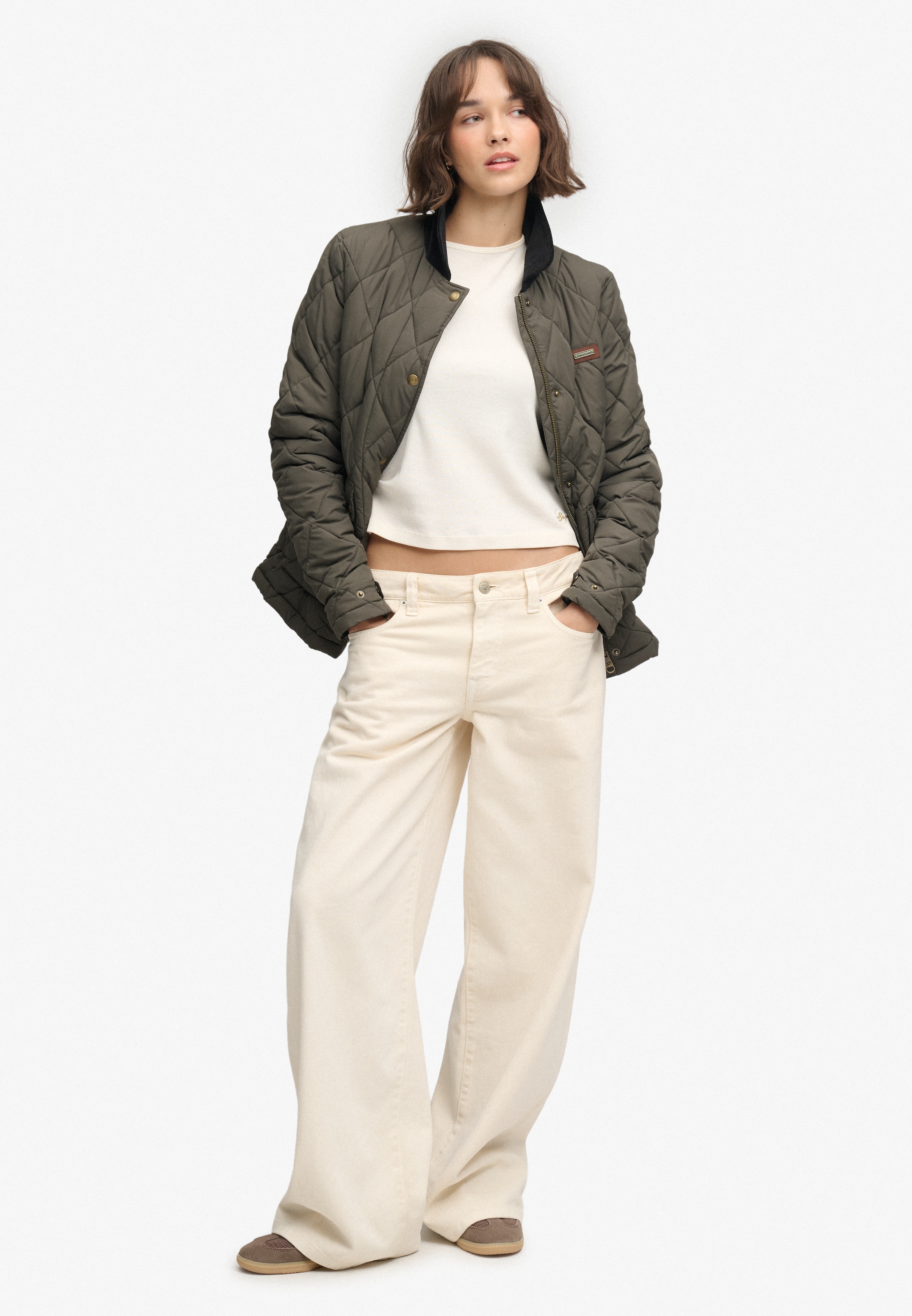 Superdry & Co Prechodná bunda - Zelená