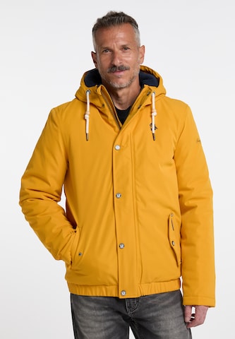 Schmuddelwedda Winter jacket in Yellow: front