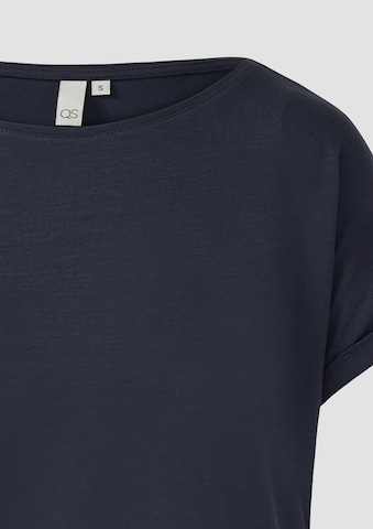 QS T-Shirt in Blau